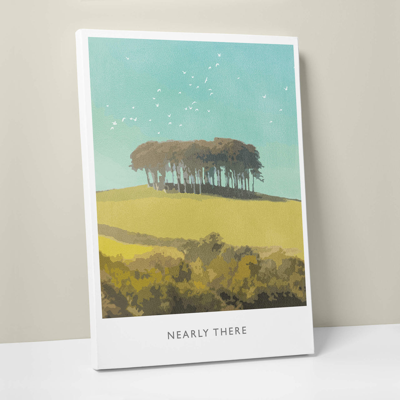 Canvas-WFC12 - Nearly There Travel Art Canvas-Whistlefish