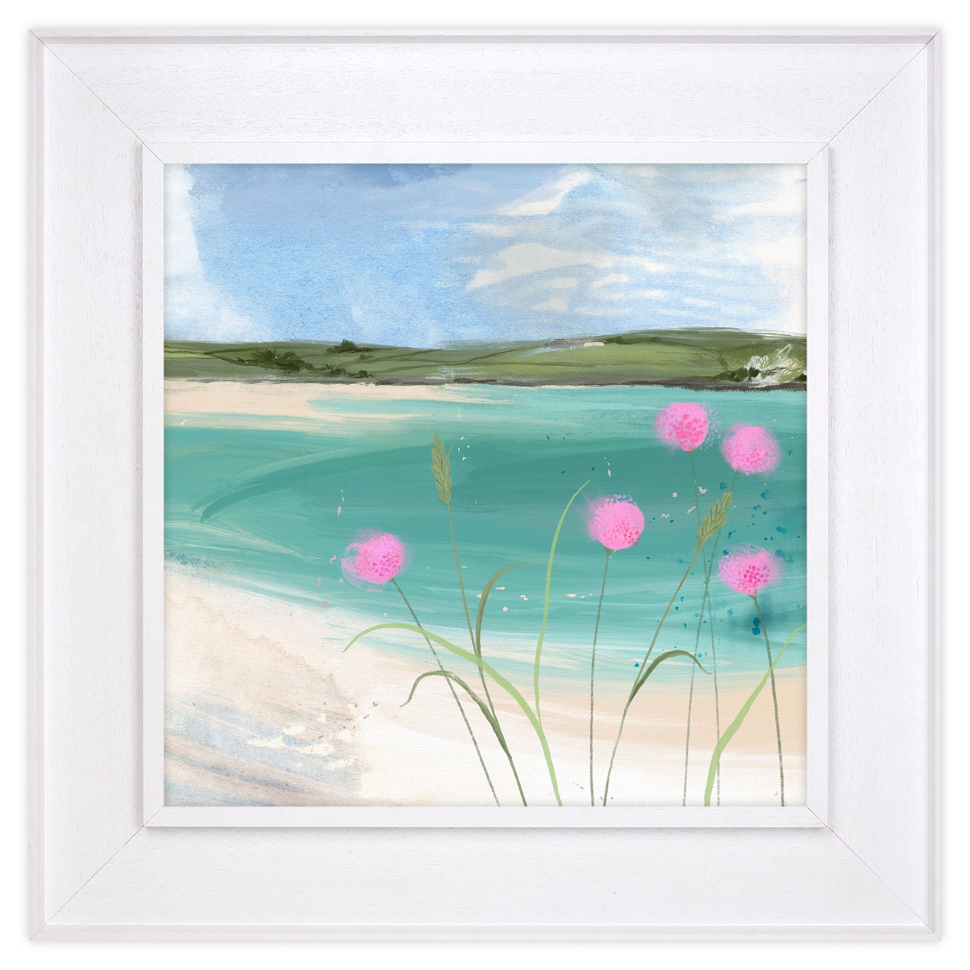 Daymer Bay Tray Framed Canvas - Whistlefish