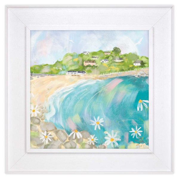 Canvas - WFC148F - Swanpool Beach Tray Framed Canvas - Swanpool Beach Tray Framed Canvas - Whistlefish