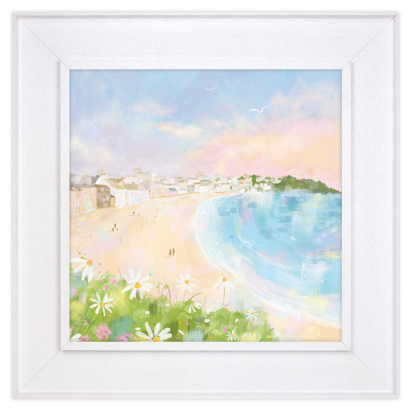 Canvas - WFC151F - Porthmeor Beach Tray Framed Canvas - Porthmeor Beach Tray Framed Canvas - Whistlefish