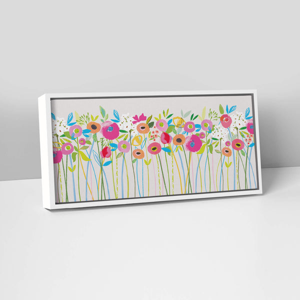 Canvas-WFC83F - Bright Stems Framed Canvas-Whistlefish