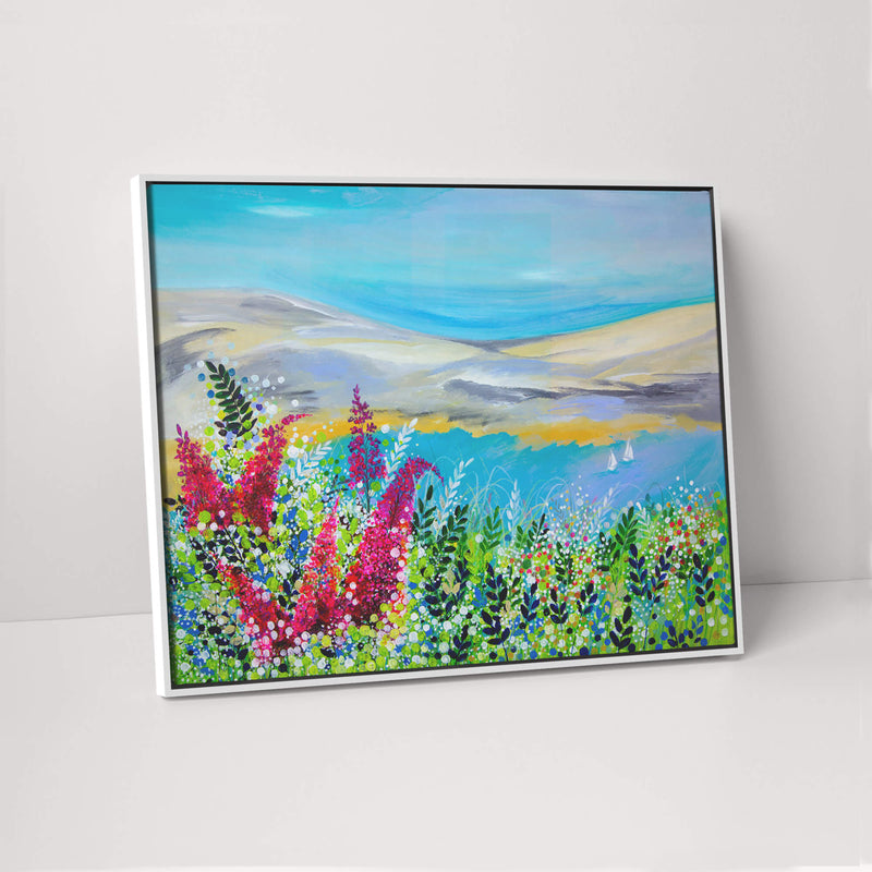 Canvas-WFC97F - To the View Beyond Framed Canvas-Whistlefish