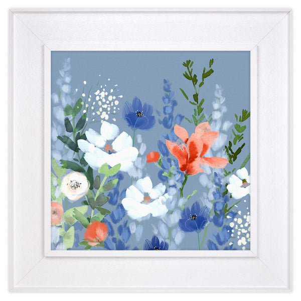 Canvas - WFSC04 - Cornflower Blue Tray Framed Canvas - Cornflower Blue Tray Framed Canvas - Whistlefish