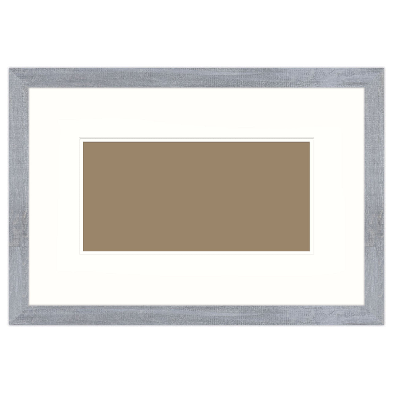 Card Frame - MD108 - 230 X 110 Slim Grey Card Frame - Grey Small Frame 230mm x 115mm - Whistlefish