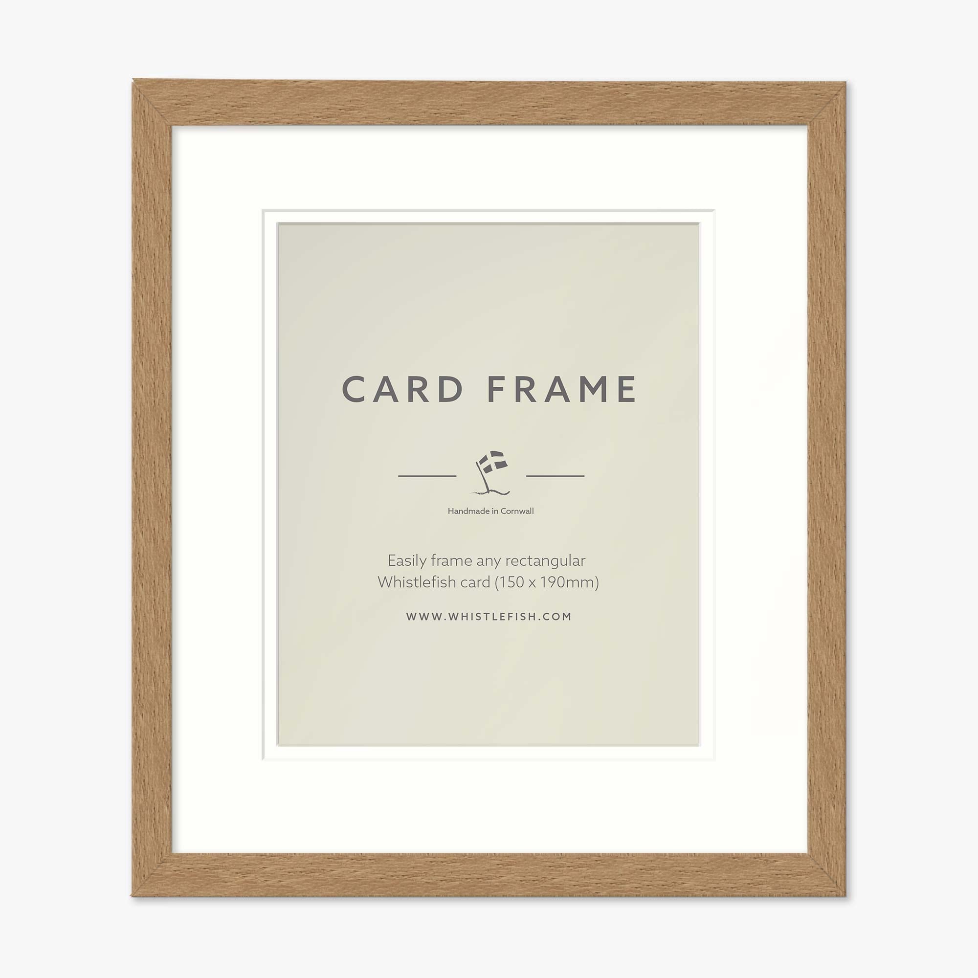Card Frame-MD129 - Oak Card Frame 325mm X 285mm-Whistlefish
