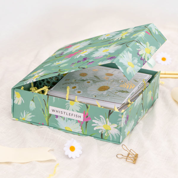 Card Gift Box-DA25MBXC - Messy Daisy Card Gift Box-Whistlefish