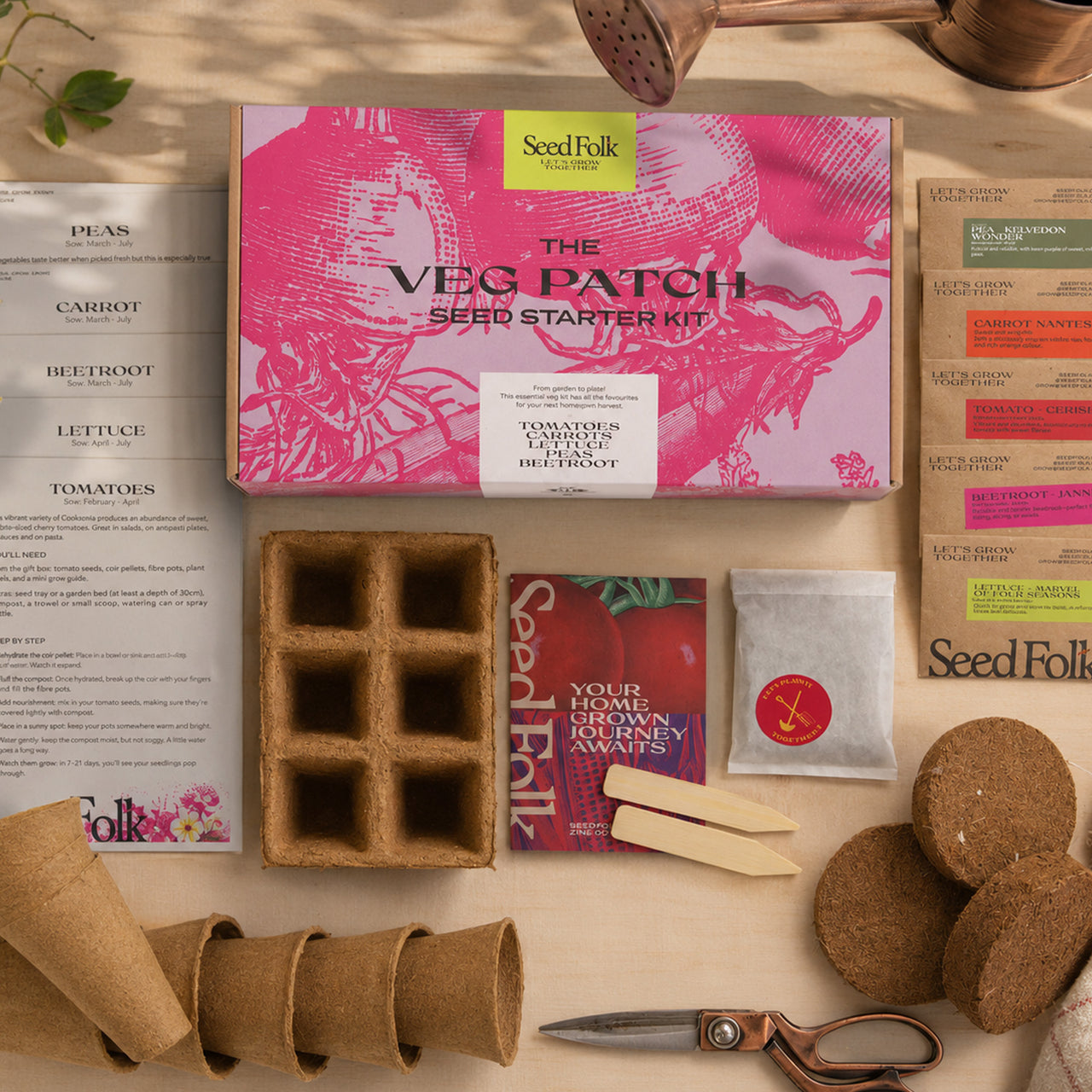 Seed Starter Kit-SF-SK-VP - Veg Patch Starter Kit-Seed Folk