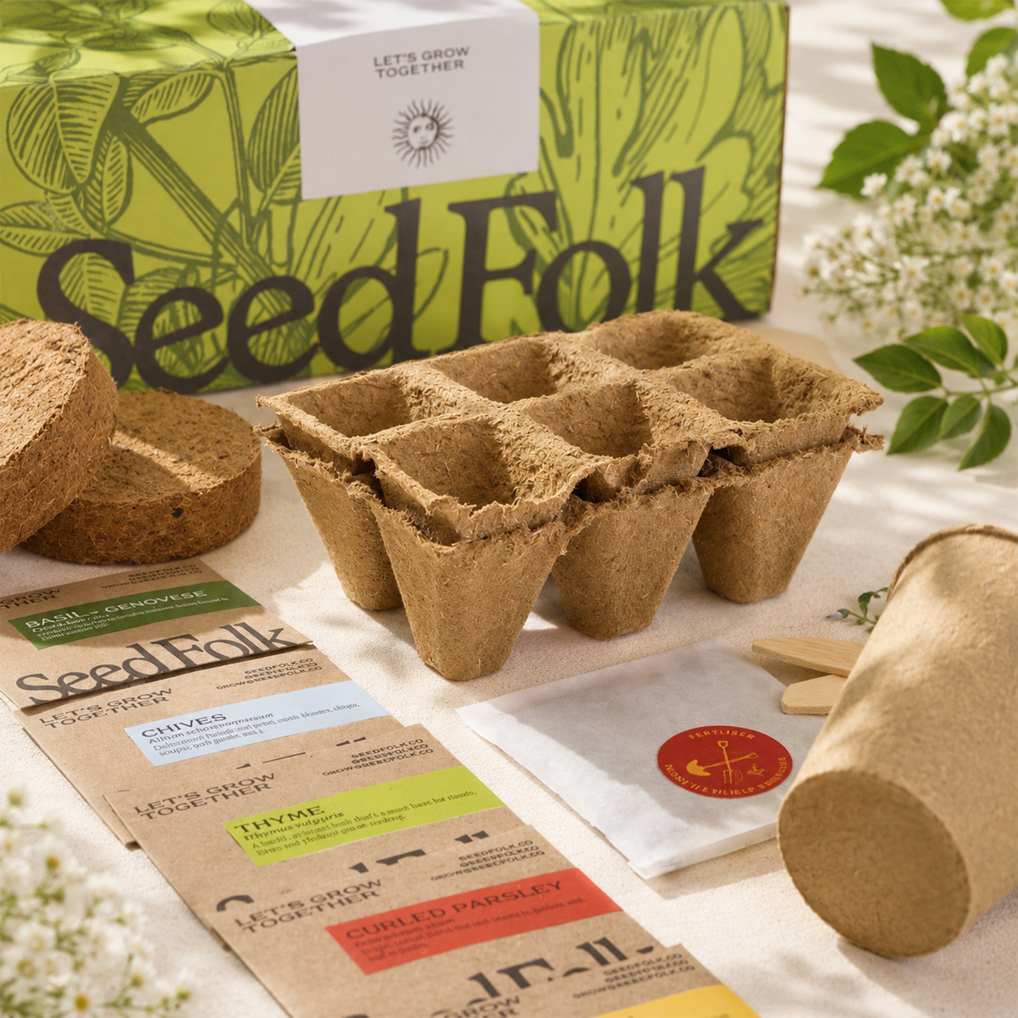 Seed Starter Kit-SF-SK-HG - Herb Garden Starter Kit-Seed Folk