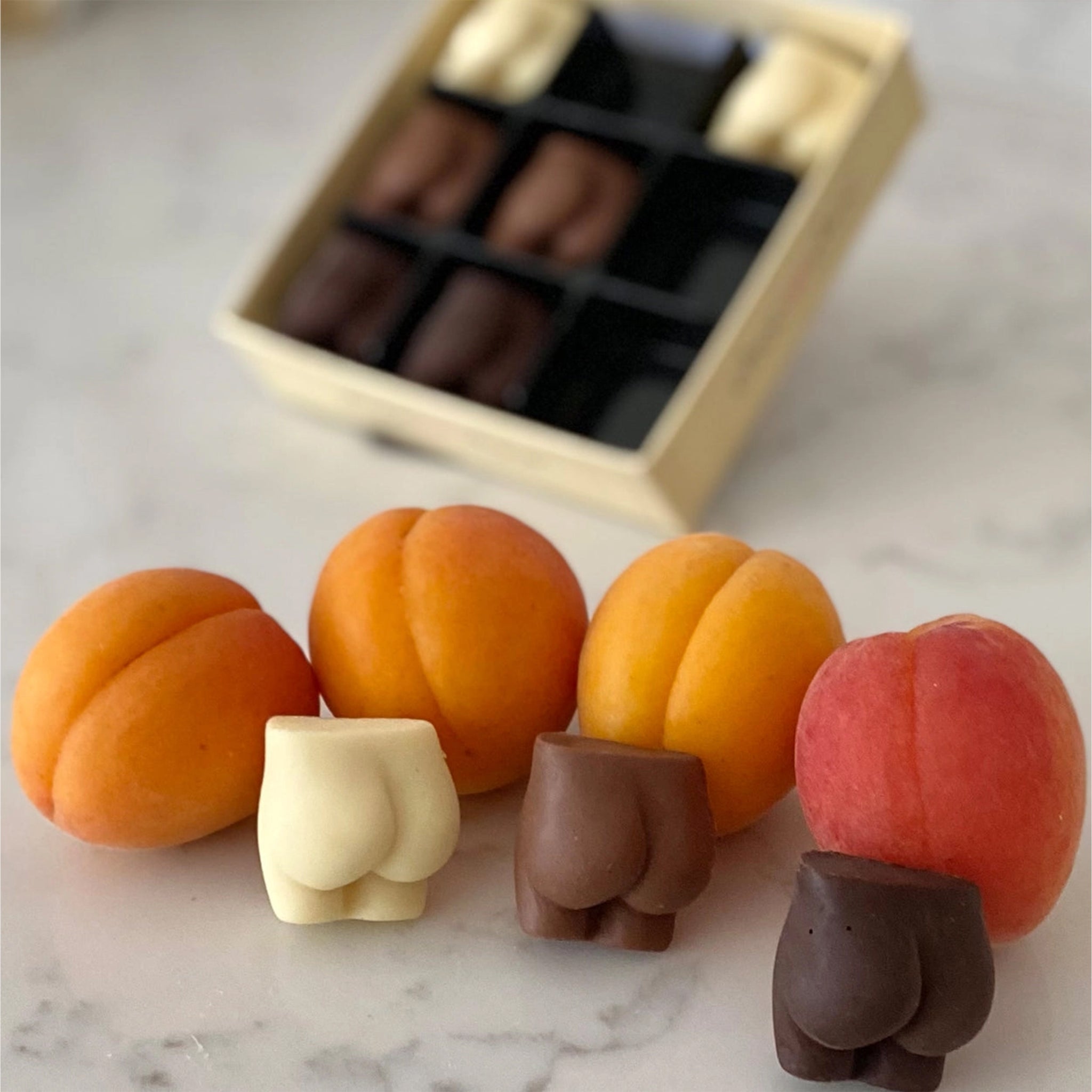 Cheeky Gift-C1420 - Cheeky Chocolate Bottoms-Choc on Choc