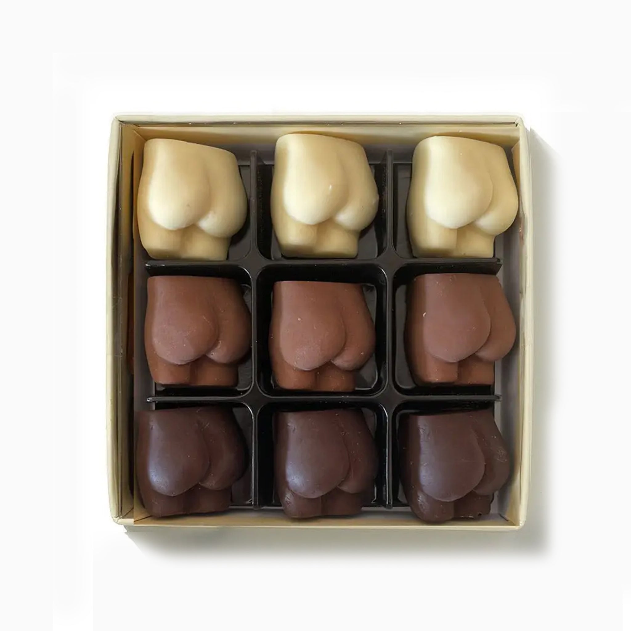 Cheeky Gift-C1420 - Cheeky Chocolate Bottoms-Choc on Choc