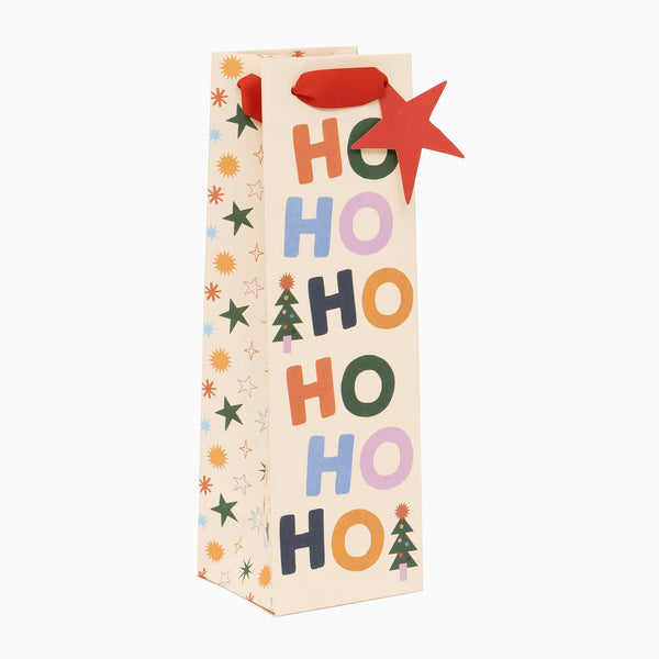 Christmas Bottle Bag-GBT102536 - Hohoho Christmas Bottle Bag-Glick