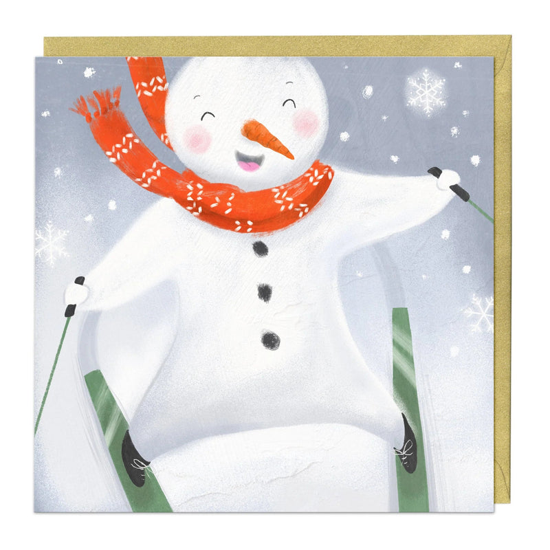 Christmas Card Pack - ZXCB03 - Snow People Christmas Card (36 Pack) - Snow People Christmas Card Pack - Whistlefish