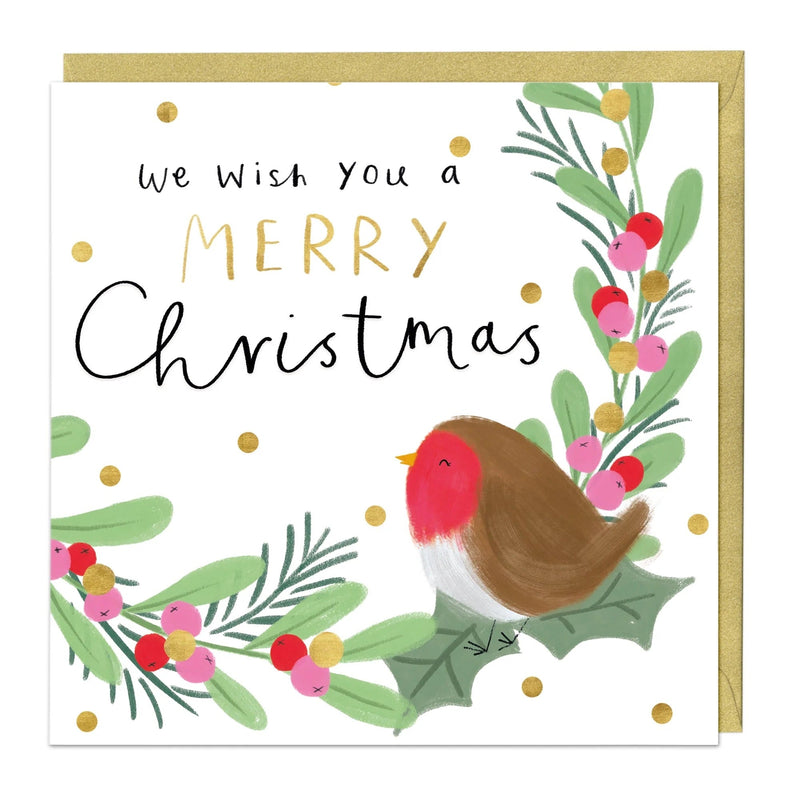 Christmas Card Pack - ZXCB05 - Robins Christmas Cards (36 Pack) - Christmas Robins Card (36 Pack) - Whistlefish