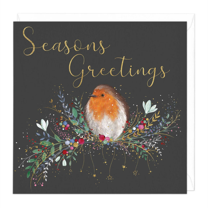 Christmas Card Pack - ZXCB05 - Robins Christmas Cards (36 Pack) - Christmas Robins Card (36 Pack) - Whistlefish