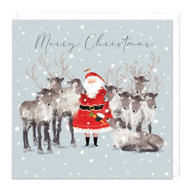 Christmas Card Pack - ZXCB06 - Christmas Santas Christmas Cards (36 Pack) - Christmas Santa's Card (36 Pack) - Whistlefish