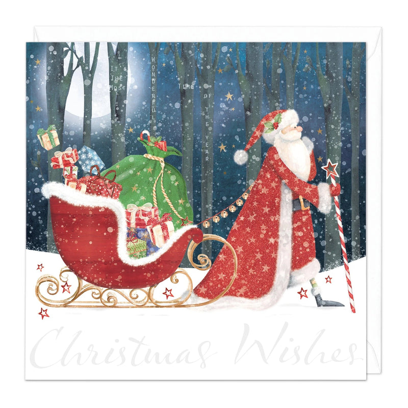 Christmas Card Pack - ZXCB06 - Christmas Santas Christmas Cards (36 Pack) - Christmas Santa's Card (36 Pack) - Whistlefish