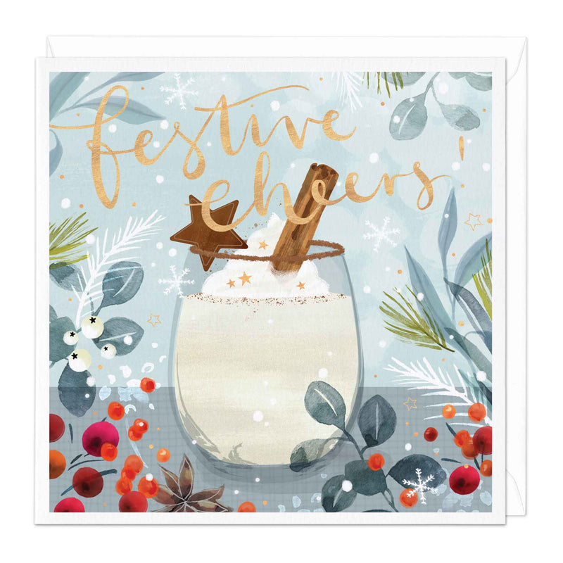 Christmas Card Pack - ZXCB09 - Festive Tipple Christmas Card (36 Pack) - Festive Tipple Christmas Card Pack - Whistlefish