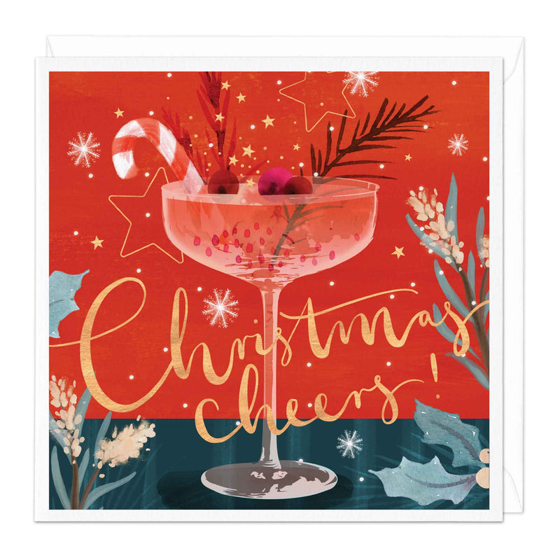 Christmas Card Pack - ZXCB09 - Festive Tipple Christmas Card (36 Pack) - Festive Tipple Christmas Card Pack - Whistlefish