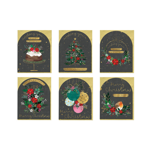 Christmas Card Pack - ZXCB11 - Midnight Christmas Card (36 Pack) - Midnight Christmas Card Pack - Whistlefish