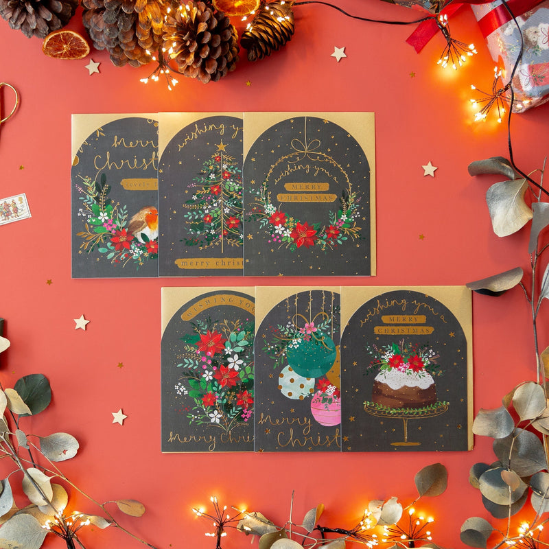 Christmas Card Pack - ZXCB11 - Midnight Christmas Card (36 Pack) - Midnight Christmas Card Pack - Whistlefish