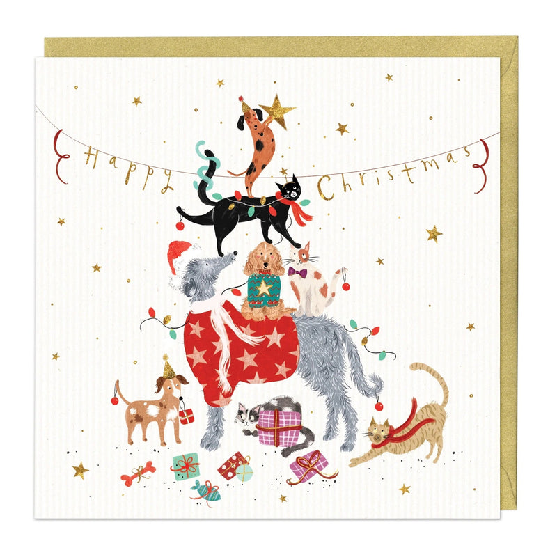 Christmas Card Pack - ZXCB15 - Furry Friends Christmas Cards (36 Pack) - Furry Friends Christmas Card (36 Pack) - Whistlefish