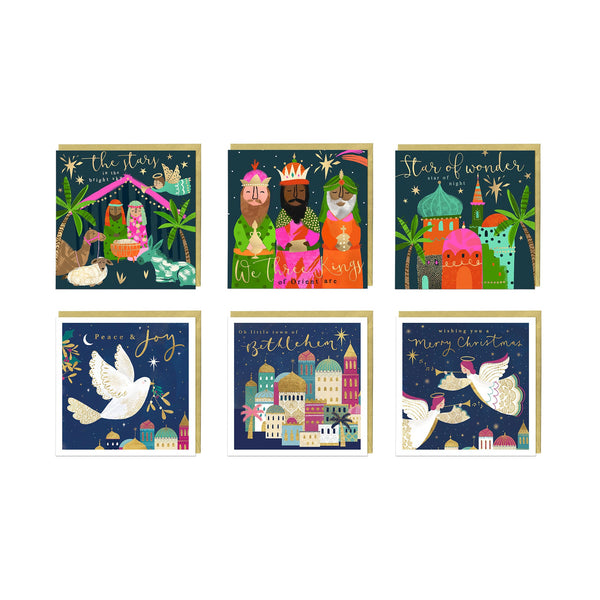 Christmas Card Pack - ZXCB18 - Religious Wishes Christmas Card (36 Pack) - Religious Wishes Christmas Card Pack - Whistlefish