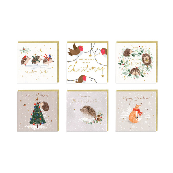 Christmas Card Pack - ZXCB19 - Festive Friends Christmas Cards (36 Pack) - Festive Friends Christmas Cards (36 Pack) - Whistlefish