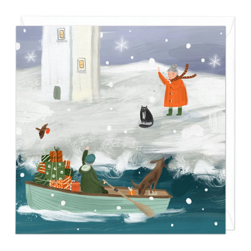 Christmas Card Pack - ZXCB22 - By The Sea Christmas Cards (36 Pack) - By The Sea Christmas Cards (36 Pack) - Whistlefish