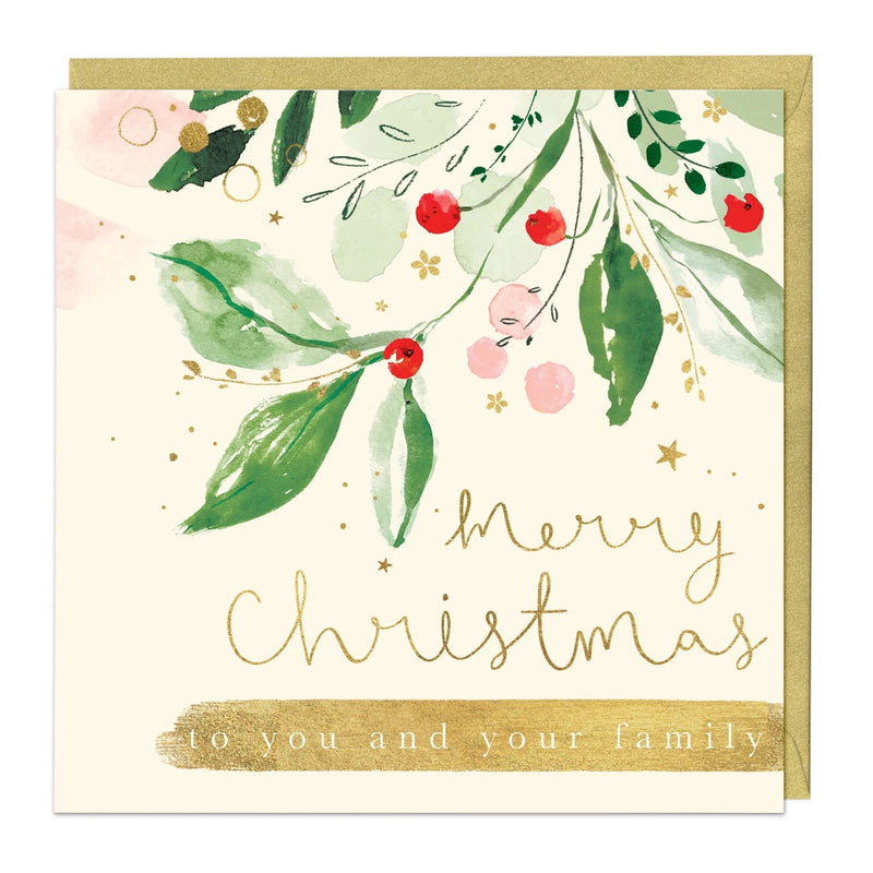 Christmas Card Pack - ZXCB28 - Classic Foliage Christmas Cards (36 Pack) - Classic Foliage Christmas Cards (36 Pack) - Whistlefish