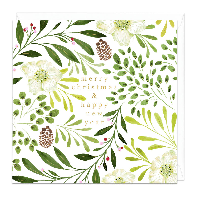 Christmas Card Pack - ZXCB28 - Classic Foliage Christmas Cards (36 Pack) - Classic Foliage Christmas Cards (36 Pack) - Whistlefish