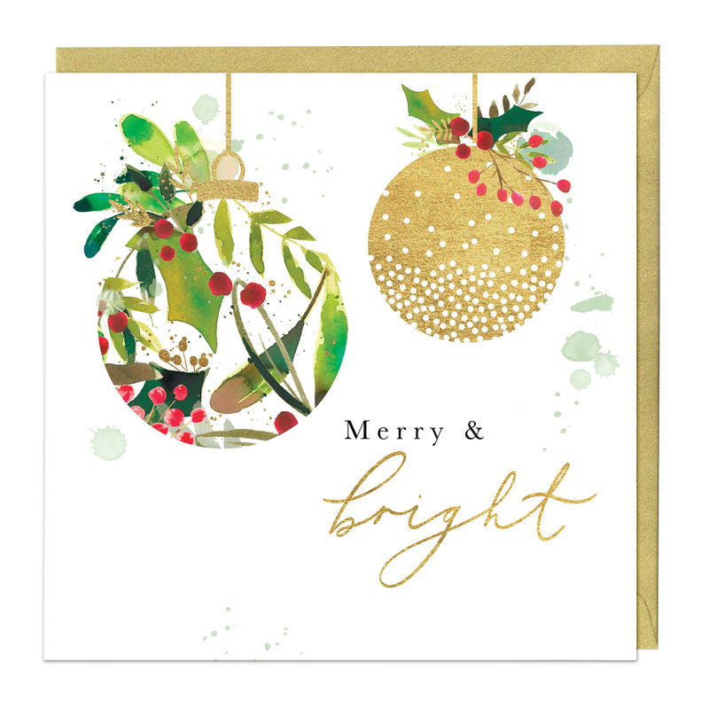 Christmas Card Pack - ZXCB28 - Classic Foliage Christmas Cards (36 Pack) - Classic Foliage Christmas Cards (36 Pack) - Whistlefish