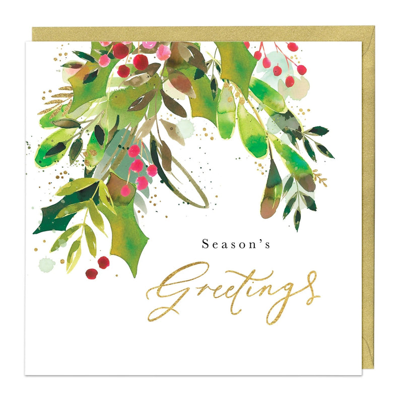 Christmas Card Pack - ZXCB28 - Classic Foliage Christmas Cards (36 Pack) - Classic Foliage Christmas Cards (36 Pack) - Whistlefish