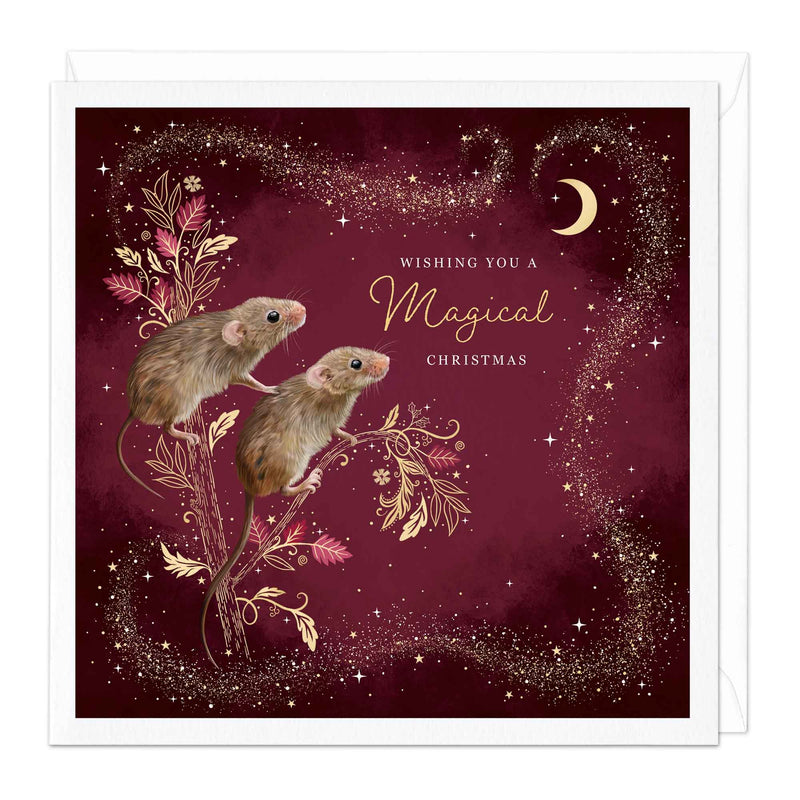 Christmas Card - X3170 - Magic Mice Christmas Card - Magic Mice Christmas Card - Whistlefish