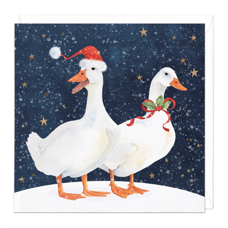 Christmas Card - X3178 - Christmas Ducks Christmas Card - Christmas Ducks Christmas Card - Whistlefish