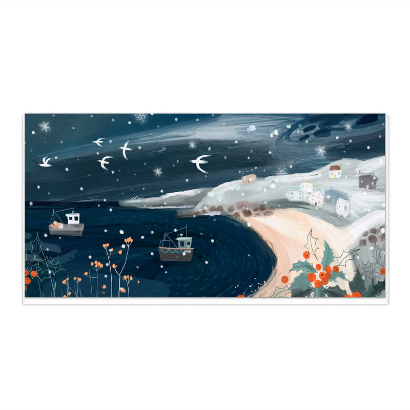 Christmas Card - X3252 - Devon Coast Christmas Card - Devon Coast Christmas Card - Whistlefish