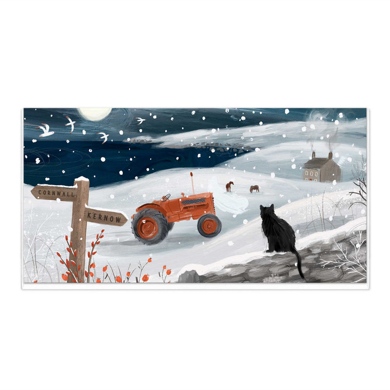 Christmas Card - X3254 - Cornwall Farm Christmas Card - Cornwall Farm Christmas Card - Whistlefish