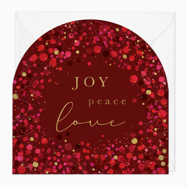 Christmas Card-XA003 - Bursting Berry Joy Christmas Card-Whistlefish
