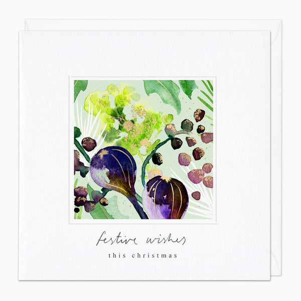 Christmas Card-XA023 - Figs Framed Christmas Card-Whistlefish