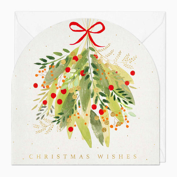 Christmas Card-XA037 - Watercolour Bunch Christmas Card-Whistlefish