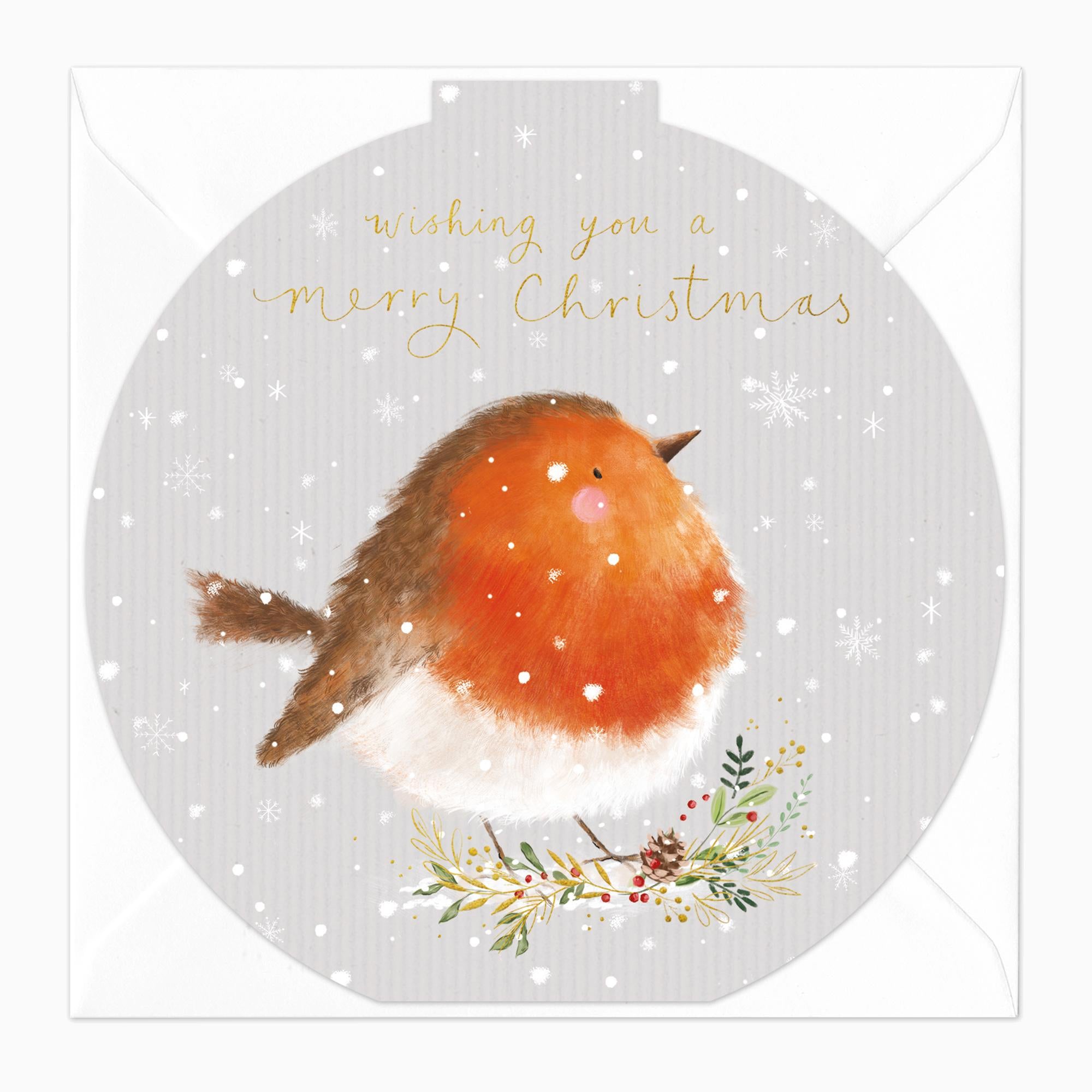 Christmas Card-XA049 - Round Robin Christmas Card-Whistlefish