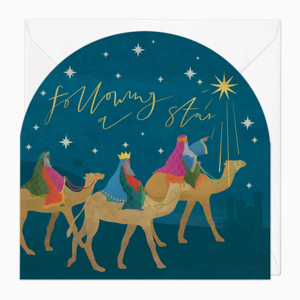 Christmas Card-XA128 - Bright Star Christmas Card-Whistlefish
