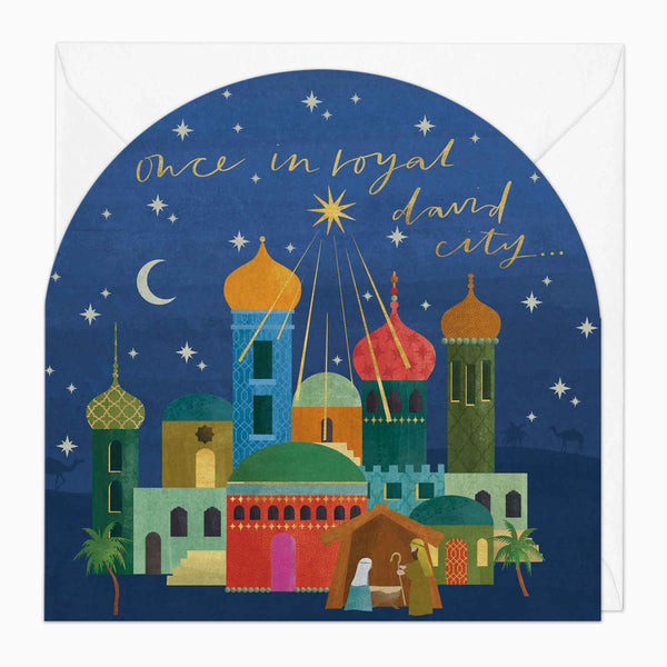 Christmas Card-XA129 - Bright City Christmas Card-Whistlefish