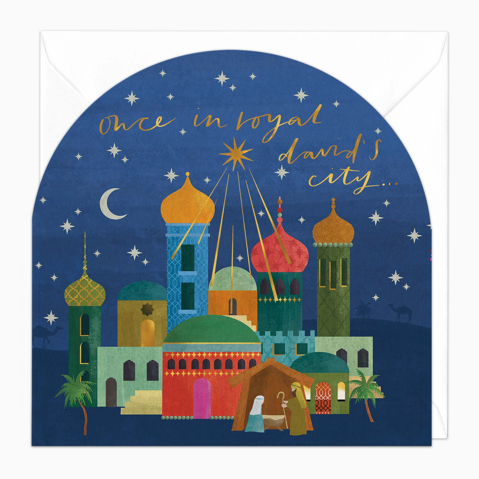 Christmas Card-XA129 - Bright City Christmas Card-Whistlefish