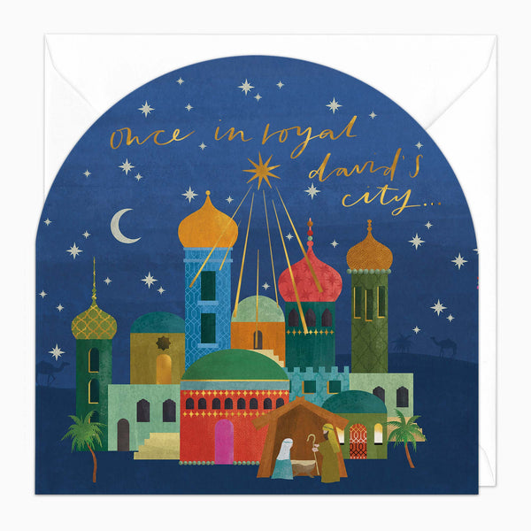 Christmas Card-XA129 - Bright City Christmas Card-Whistlefish