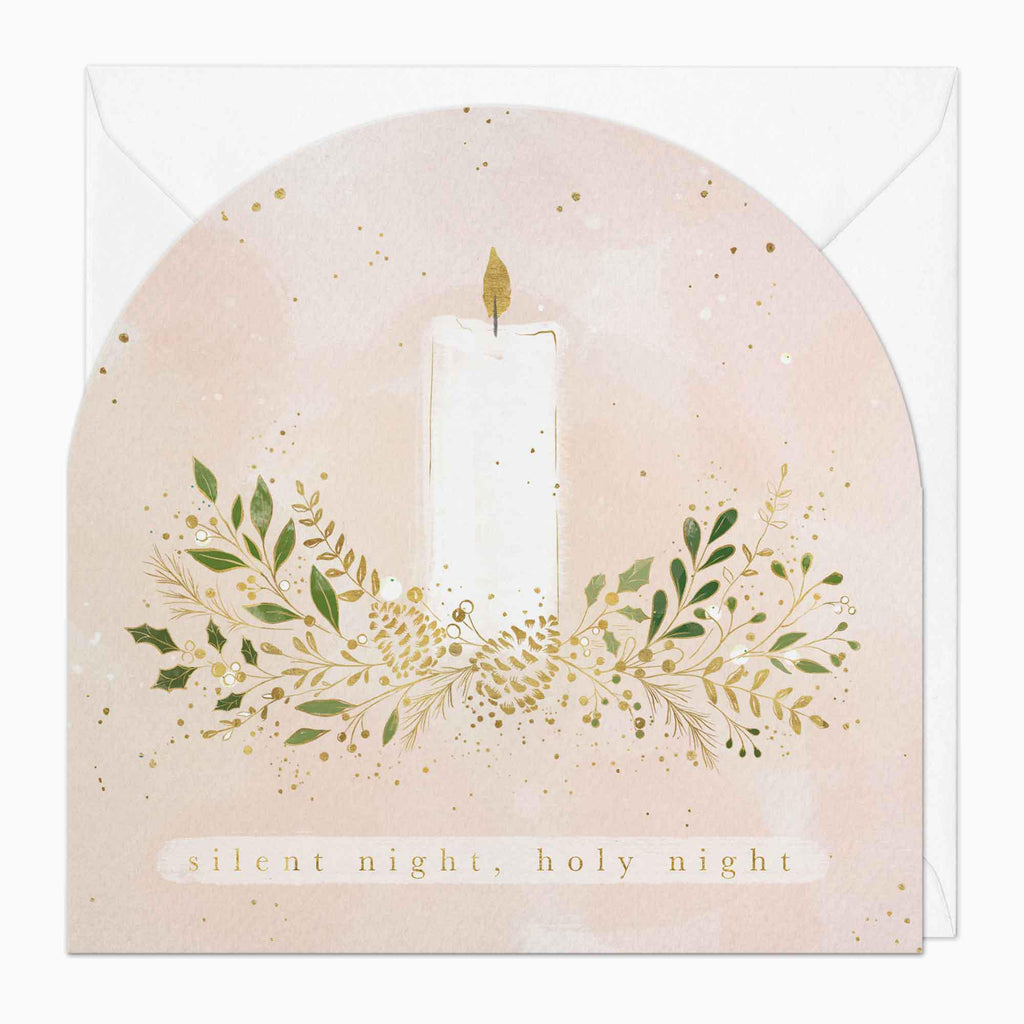 Christmas Card-XA133 - Silent Night Christmas Card-Whistlefish