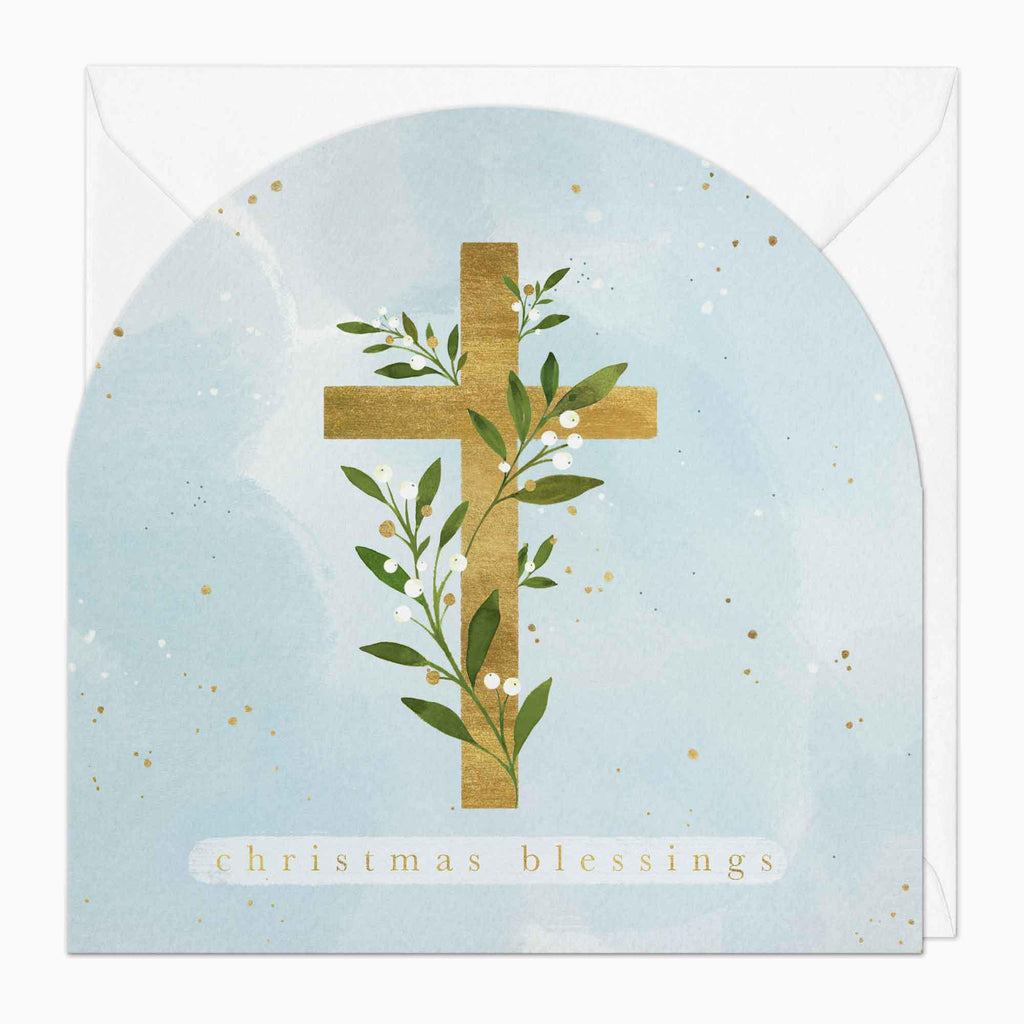 Christmas Card-XA134 - Christmas Blessings Card-Whistlefish