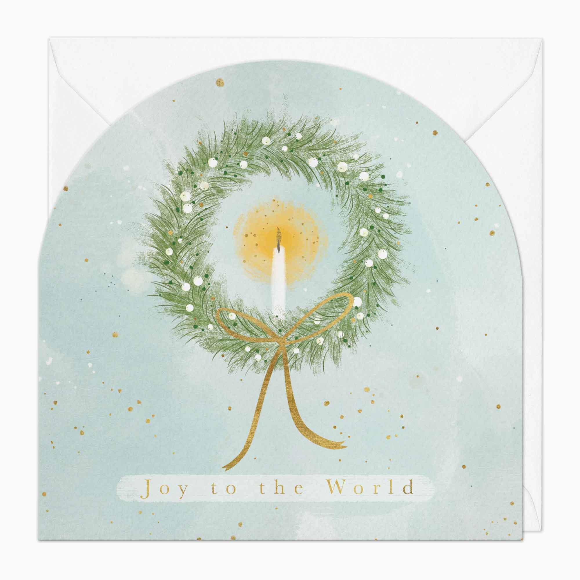 Christmas Card-XA135 - Joy To The World Christmas Card-Whistlefish