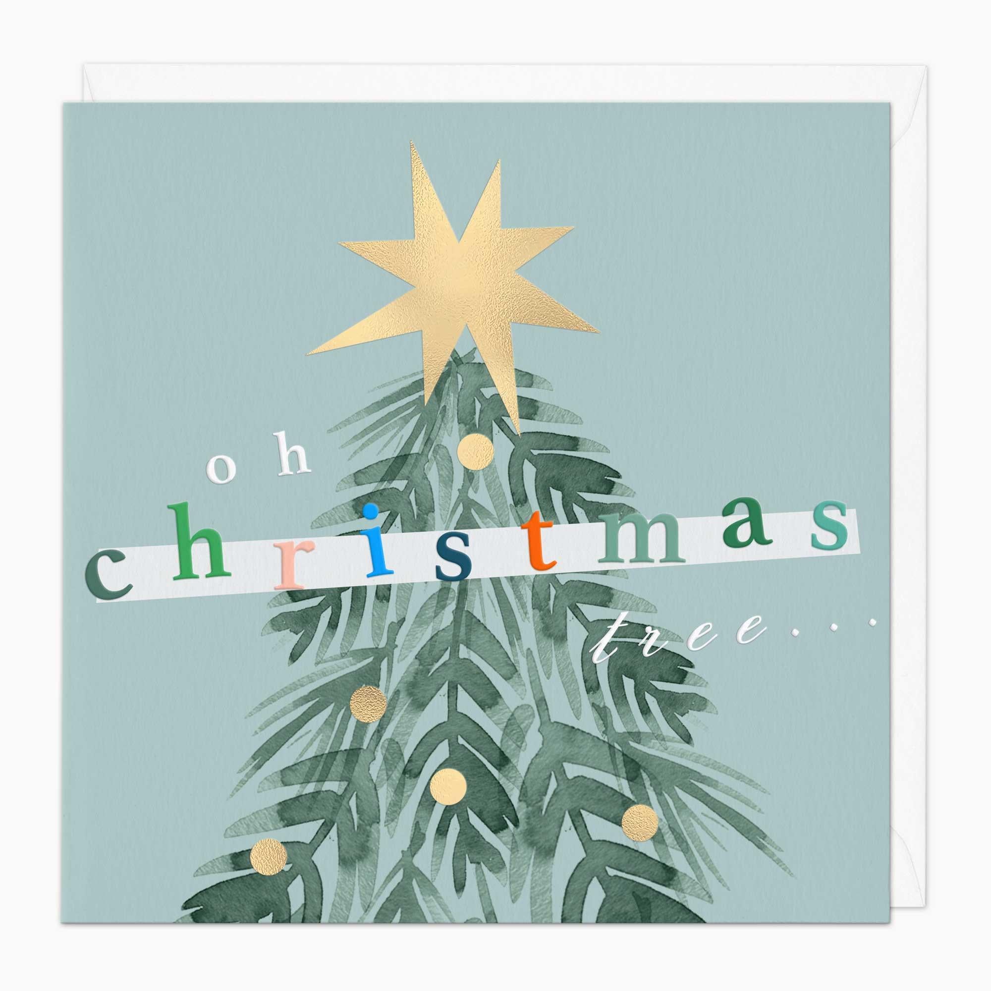 Christmas Card-XA143 - Oh Christmas Tree Card-Whistlefish