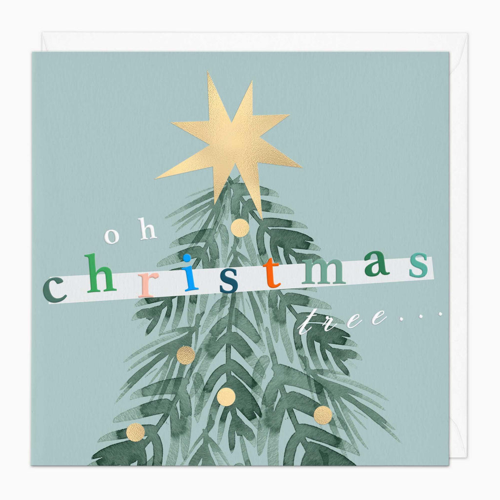 Christmas Card-XA143 - Oh Christmas Tree Card-Whistlefish