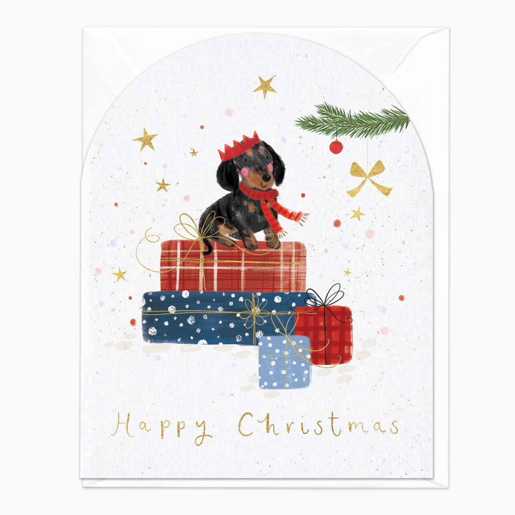 Christmas Card-XA182 - Pickle & Presents Christmas Card-Whistlefish